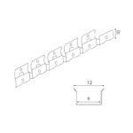Perfil flexible de  Acero Inoxidable 9X10H mm para neones o funda de silicona - 20 metros - Imagen 2
