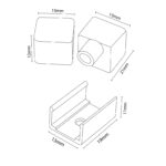 Pack Tapones y grapas para tira Funda Neon LM3973 - Imagen 2