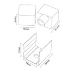 Pack Tapones y grapas para tira Funda Neon LM3975 - Imagen 2