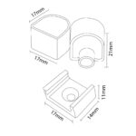 Pack Tapones y grapas para tira Funda Neon LM3982 - Imagen 2