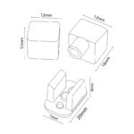 Pack Tapones y grapas para tira Funda Neon LM3985 - Imagen 2