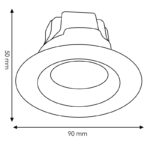Foco Downlight Led orientable CobMax 7W - Imagen 2