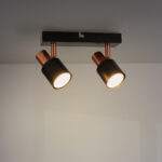 Lámpara de Techo Serie Gold 2 Focos GU10