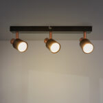 Lámpara de Techo Serie Gold 3 Focos GU10