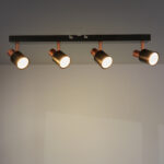 Lámpara de Techo Serie Gold 4 Focos GU10