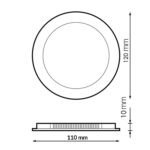 Panel LED Circular Serie Pro 6W CCT - Imagen 2