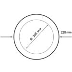 Panel LED Circular Serie Slim 20W - Imagen 2