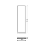 Panel LED Rectangular Serie Bure 120X30 cm 42W No Flicker - Imagen 2