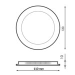 Panel LED Circular Serie Slim 6W - Imagen 2