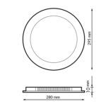 Panel LED Circular Serie Slim 25W - Imagen 2