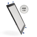 Panel LED Cuadrado Negro 25W CCT