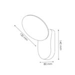 Aplique de pared Led Hubb 10W - Imagen 2