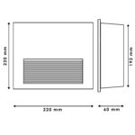 Baliza LED Enfine Empotrable 10W IP65 - Imagen 2