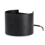 Aplique de Pared LED Black Round 12W IP54 - Imagen 4