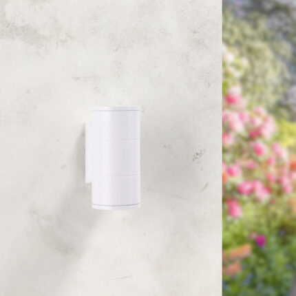 Aplique de pared LED Tube White 2X3W IP54