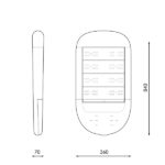 Chasis de Farola para Modulo Heatsing 4X50W 90º - DSC - Imagen 2