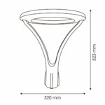 Farola LED Series Minimal 100W - Imagen 2