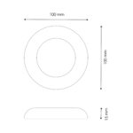 Aro Cromo para Foco Led Swin de piscina - Imagen 2