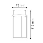 Nicho para Foco Swin/Minipool IP68 para Hormigón y Liner de piscina - Imagen 2