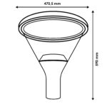 Farola Solar Led Joy Para Alumbrado Público - Imagen 2