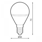 Bombilla LED G45 E14 4W - DSC - Imagen 2