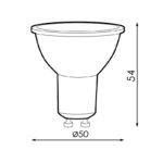 Bombilla LED GU10 Smd Plus 7W Regulable 180º - DSC - Imagen 2
