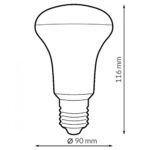 Bombilla LED E27 R90 15W - Imagen 2