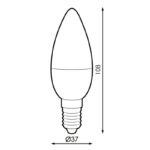Bombilla LED SmartHome C37 6W - Imagen 2