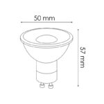 Bombilla LED GU10 Glass 7W 38º -DSC - Imagen 2