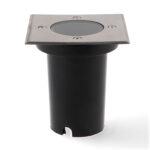 Foco empotrable GubBet para suelo IP67 Cuadrado con casquillo GU10