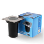 Foco empotrable GubBet para suelo IP67 Cuadrado con casquillo GU10 - Imagen 3