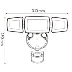 Aplique Led Black Security - DSC - Imagen 2