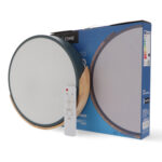 Plafon LED Grey Wood Round 24W - Imagen 3