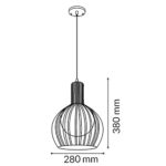 Lámpara de techo Blanca Carol - Imagen 2