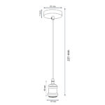 Portalámparas/Florón Nice - Imagen 2