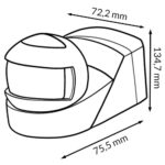 Detector de movimiento PIR 180º  Superficie Blacktin - Imagen 2