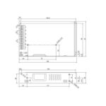 Fuentes de alimentación para tiras LED Mean Well 150W 12VDC LRS-150-12 - Imagen 2