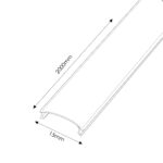 Difusor negro para perfil negro 15 mm - Imagen 2