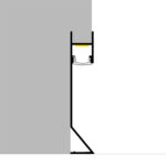 Perfil de aluminio Ska Lacado Negro - 2 metros - Imagen 3