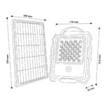 Foco Proyector Led Solar con Cámara Jeff 100W - DSC - Imagen 2