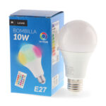 Bombilla LED Colours A60 E27 10W RGBW con Mando