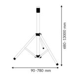 Trípode Telescópico Portátil - Imagen 2