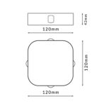 Aplique de pared LED Triangle 4X3W IP54 RGB - Imagen 2