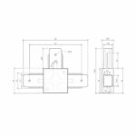 Conector tipo T para carril Monofásico - Imagen 2
