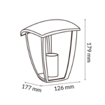 Aplique de pared Ronse - Imagen 2