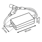 Controlador para Manguera  LED Multicolor 220V con mando - Imagen 2