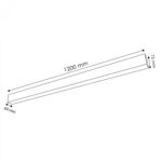 Barra Lineal Trunk 40W (Ugr 19) 1200 mm CCT - Imagen 2
