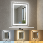 Espejo para Baño LED 15W Rectangular - Imagen 3