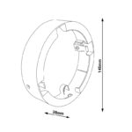 Aro de superficie para Downlight Led Advance 12W - Imagen 2