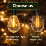 Guirnalda Led Solar de 10 bombillas 6,5M Exterior IP54 - Imagen 6